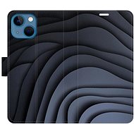 iSaprio Flip case Dark Waves for iPhone 13 mini - Phone Case