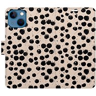 iSaprio Flip Case Dotted 02 for iPhone 13 mini - Phone Case
