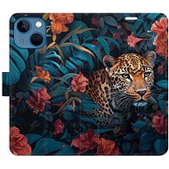 iSaprio Flip Case Flower Jaguar 02 for iPhone 13 mini - Phone Case