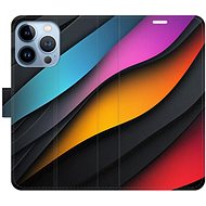 iSaprio Flip Case Color Waves for iPhone 13 Pro - Phone Case