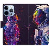 iSaprio Flip Case Neon Astronaut 02 for iPhone 13 Pro - Phone Case