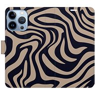 iSaprio Flip Case Zebra Black 02 for iPhone 13 Pro - Phone Case