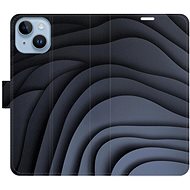 iSaprio Flip Case Dark Waves for iPhone 14 - Phone Case