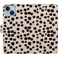 iSaprio Flip Case Dotted 02 for iPhone 14 - Phone Case
