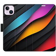 iSaprio Flip Case Color Waves for iPhone 14 Plus - Phone Case