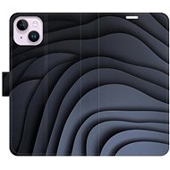 iSaprio Flip Case Dark Waves for iPhone 14 Plus - Phone Case