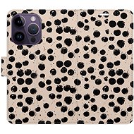 iSaprio Flip Case Dotted 02 for iPhone 14 Pro - Phone Case