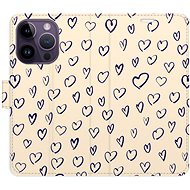 iSaprio Flip Case Heart Light 02 for iPhone 14 Pro - Phone Case