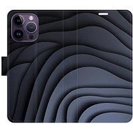 iSaprio Flip Case Dark Waves for iPhone 14 Pro Max - Phone Case