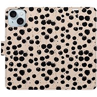 iSaprio Flip Case Dotted 02 for iPhone 15 - Phone Case