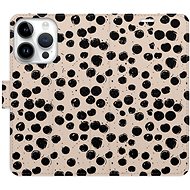 iSaprio Flip Case Dotted 02 for iPhone 15 Pro - Phone Case