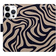iSaprio Flip Case Zebra Black 02 for iPhone 15 Pro - Phone Case