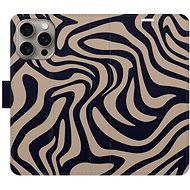 iSaprio Flip Case Zebra Black 02 for iPhone 15 Pro Max - Phone Case
