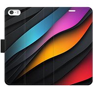 iSaprio Flip Case Color Waves for iPhone 5/5S/SE - Phone Case