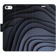 iSaprio Flip Case Dark Waves for iPhone 5/5S/SE - Phone Case