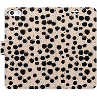 iSaprio Flip Case Dotted 02 for iPhone 5/5S/SE - Phone Case
