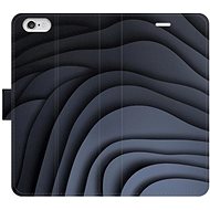 iSaprio Flip Case Dark Waves for iPhone 6/6S - Phone Case