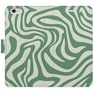iSaprio Flip Case Zebra Green 02 for iPhone 6/6S - Phone Case