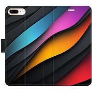 iSaprio Flip Case Color Waves for iPhone 7 Plus - Phone Case