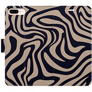 iSaprio Flip Case Zebra Black 02 for iPhone 7 Plus - Phone Case