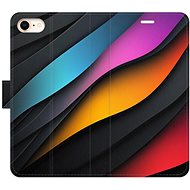 iSaprio Flip Case Color Waves for iPhone 7/8/SE 2020 - Phone Case