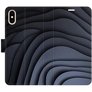 iSaprio Flip Case Dark Waves for iPhone X/XS - Phone Case