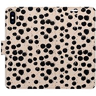 iSaprio Flip Case Dotted 02 for iPhone X/XS - Phone Case
