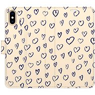 iSaprio Flip case Heart Light 02 for iPhone X/XS - Phone Case