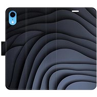 iSaprio Flip Case Dark Waves for iPhone XR - Phone Case