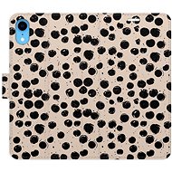 iSaprio Flip Case Dotted 02 for iPhone XR - Phone Case