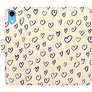 iSaprio Flip Case Heart Light 02 for iPhone XR - Phone Case