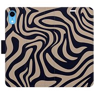iSaprio Flip Case Zebra Black 02 for iPhone XR - Phone Case