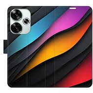 iSaprio Flip case Color Waves for Poco F6 - Phone Case