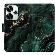 iSaprio Flip Case Emerald 02 for Poco F6 - Phone Case