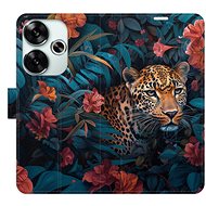 iSaprio Flip case Flower Jaguar 02 for Poco F6 - Phone Case