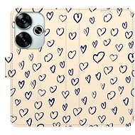 iSaprio Flip case Heart Light 02 for Poco F6 - Phone Case