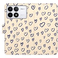 iSaprio Flip case Heart Light 02 for Poco F6 Pro - Phone Case