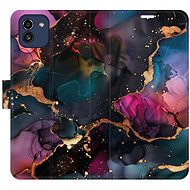 iSaprio Flip case Dark Marble for Samsung Galaxy A03 - Phone Case