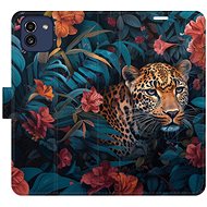 iSaprio Flip Case Flower Jaguar 02 for Samsung Galaxy A03 - Phone Case