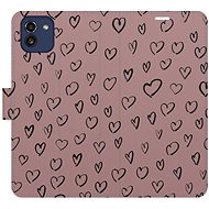 iSaprio Flip case Heart Dark 02 for Samsung Galaxy A03 - Phone Case