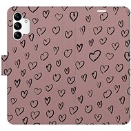 iSaprio Flip case Heart Dark 02 for Samsung Galaxy A04s - Phone Case