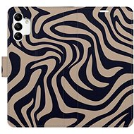 iSaprio Flip Case Zebra Black 02 for Samsung Galaxy A04s - Phone Case