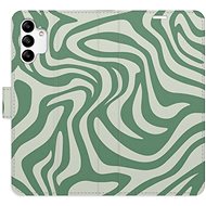 iSaprio Flip Case Zebra Green 02 for Samsung Galaxy A04s - Phone Case