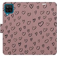iSaprio Flip case Heart Dark 02 for Samsung Galaxy A12 - Phone Case