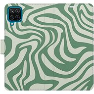 iSaprio Flip Case Zebra Green 02 for Samsung Galaxy A12 - Phone Case