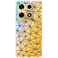 iSaprio Abstract Triangles 03 - black - Infinix Note 30 PRO - Phone Cover