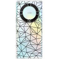 iSaprio Abstract Triangles 03 - black - Honor Magic5 Lite 5G - Phone Cover