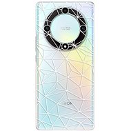 iSaprio Abstract Triangles 03 - white - Honor Magic5 Lite 5G - Phone Cover