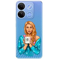 iSaprio Coffe Now - Redhead - Infinix Smart 7 - Phone Cover