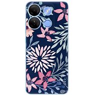 iSaprio Leaves on Blue - Infinix Smart 7 - Phone Cover